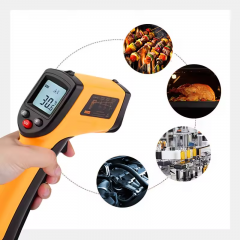 Globindus GM320 Measure Check Temperature Infrared Thermometer Gun Industrial Object Infrared Kitchen Food Thermometer Digital Gun